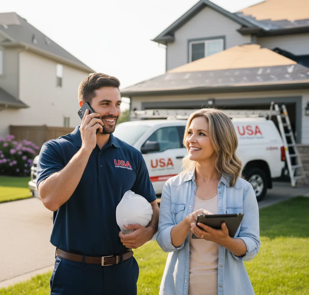 USA Roof Repair Experts customer support in Encino